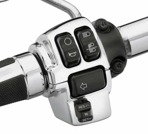 Harley Davidson Schaltergehäuse Kit, Chrom - Image 2