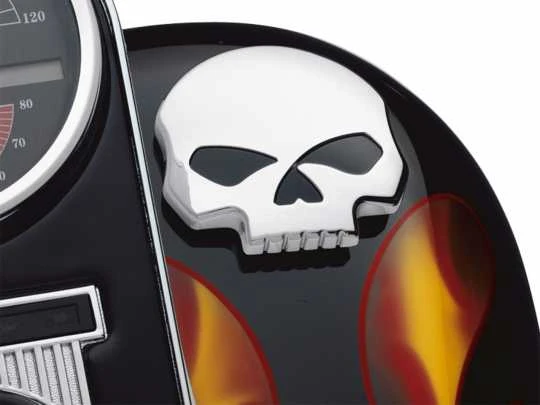 Harley Davidson Tankdeckel Skull Chrom - Image 2
