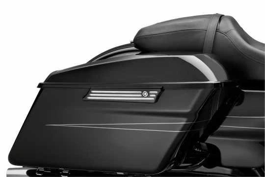 Harley Davidson Billet Scharnierabdeckung Für Satteltaschen - Edge Cut - Image 2