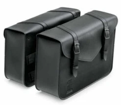 Harley Davidson Standard Line Throw-Over Satteltaschen Groß, Schwarz