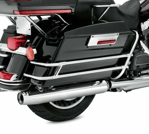 Harley Davidson Twin Rail Satteltaschen-Schutzbügel-Kit Chrom - Image 2