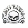 Harley Davidson Dekoratives Skull Medaillon 3 5/8" X 3" Chrom