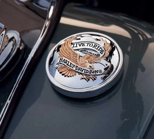 Harley Davidson Tankdeckel-Medaillon Live To Ride - Image 3