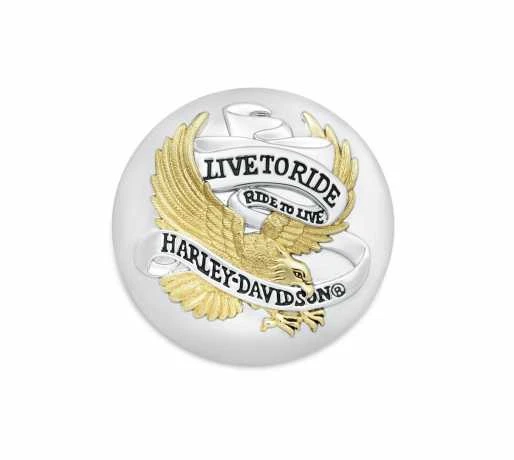 Harley Davidson Tankdeckel-Medaillon Live To Ride