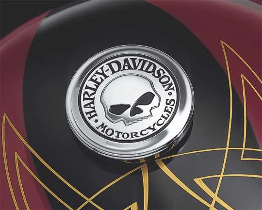 Harley Davidson Tankdeckel-Medaillon Willie G Skull - Image 2